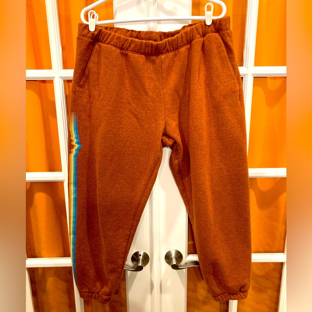Patagonia burnt orange sweatpants, size xl, GUC